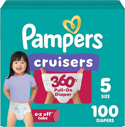 Vista 27 de Pampers Pañales Cruisers 360 - Talla 5, 128 unidades, a prueba de bebés hasta 100% a prueba de fugas