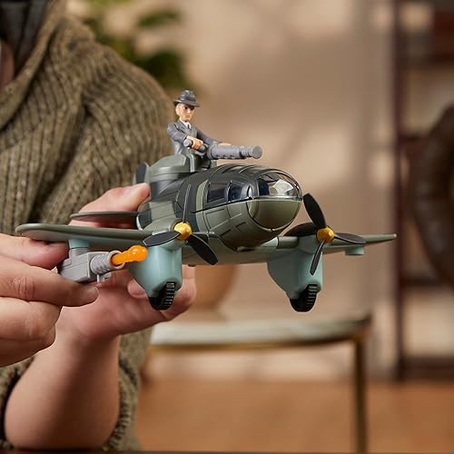 Miniatura 4 de Indiana Jones Worlds of Adventure Doctor Jürgen Voller - Juego de figuras de acción con avión, 2.5 pulgadas, figuras de acción para niños a partir