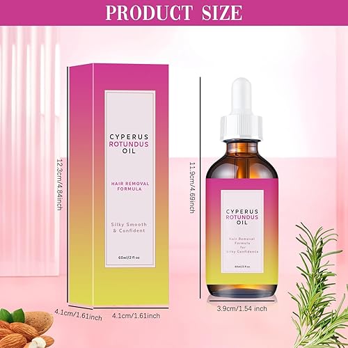 Miniatura 2 de Aceite de Cyperus Rotundus, aceite natural Cyperus Rotundus para depilación ideal para todo tipo de piel