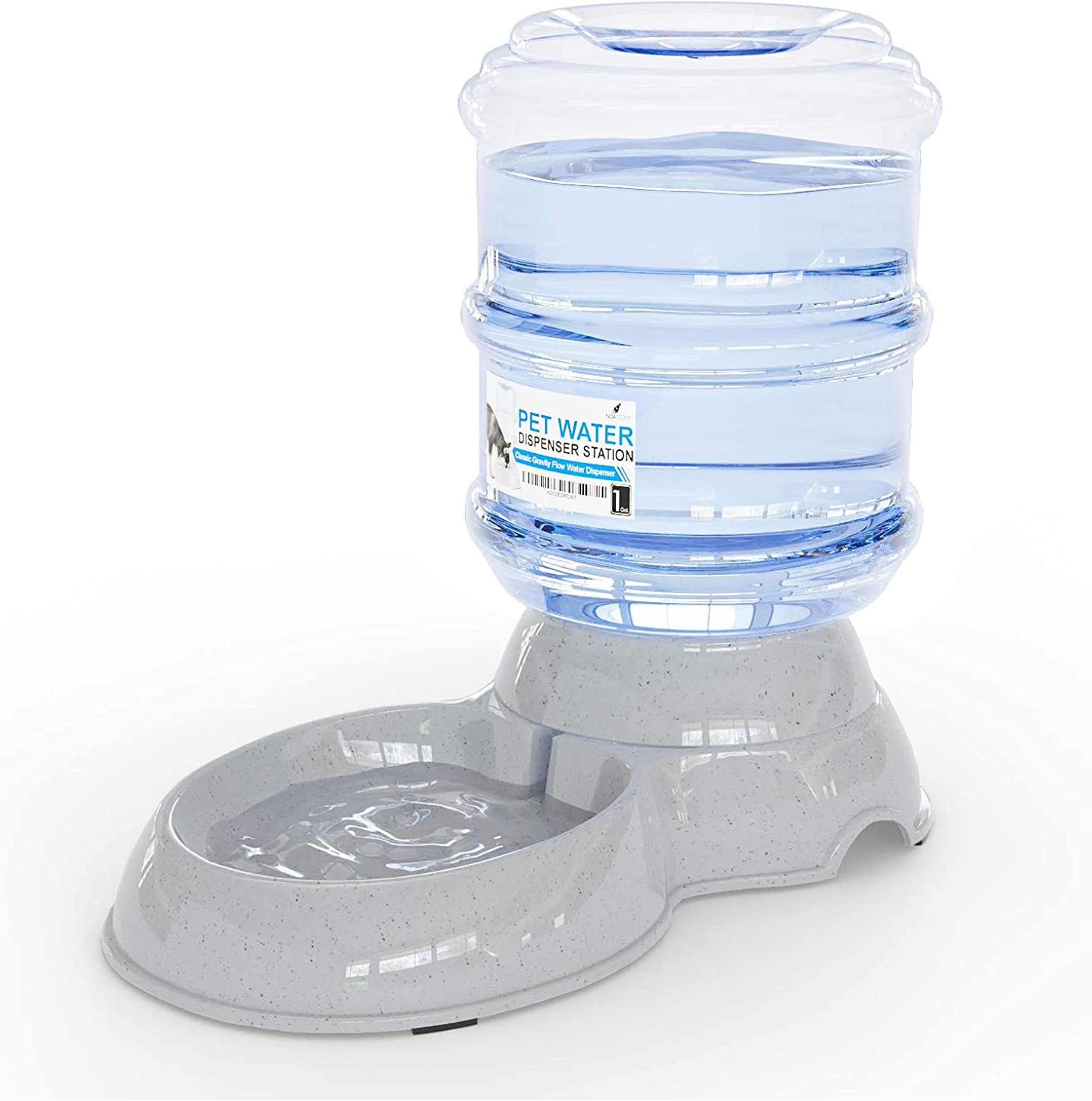 NOA Automatic Pet Water Dispenser | 3.8 l Cat and Dog Gravity Feeder, Waterer Dispenser Station, Automatic Water Station, Cat and Dog Water Bowl