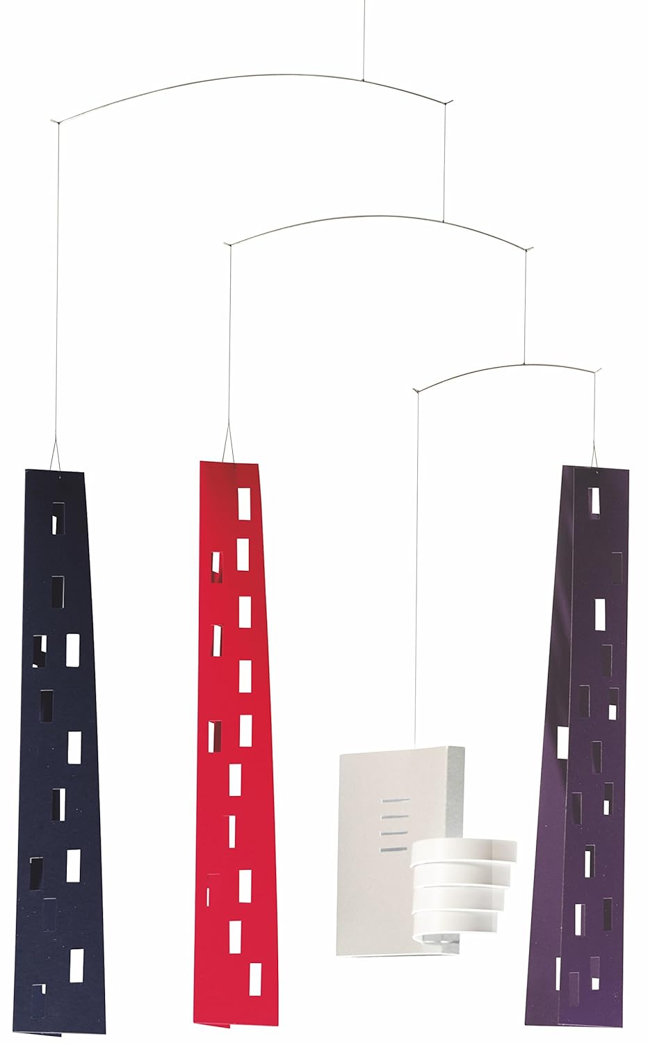 Guggenheim Building Hanging Mobile - 24 Inches Handmade in Denmark by Flensted