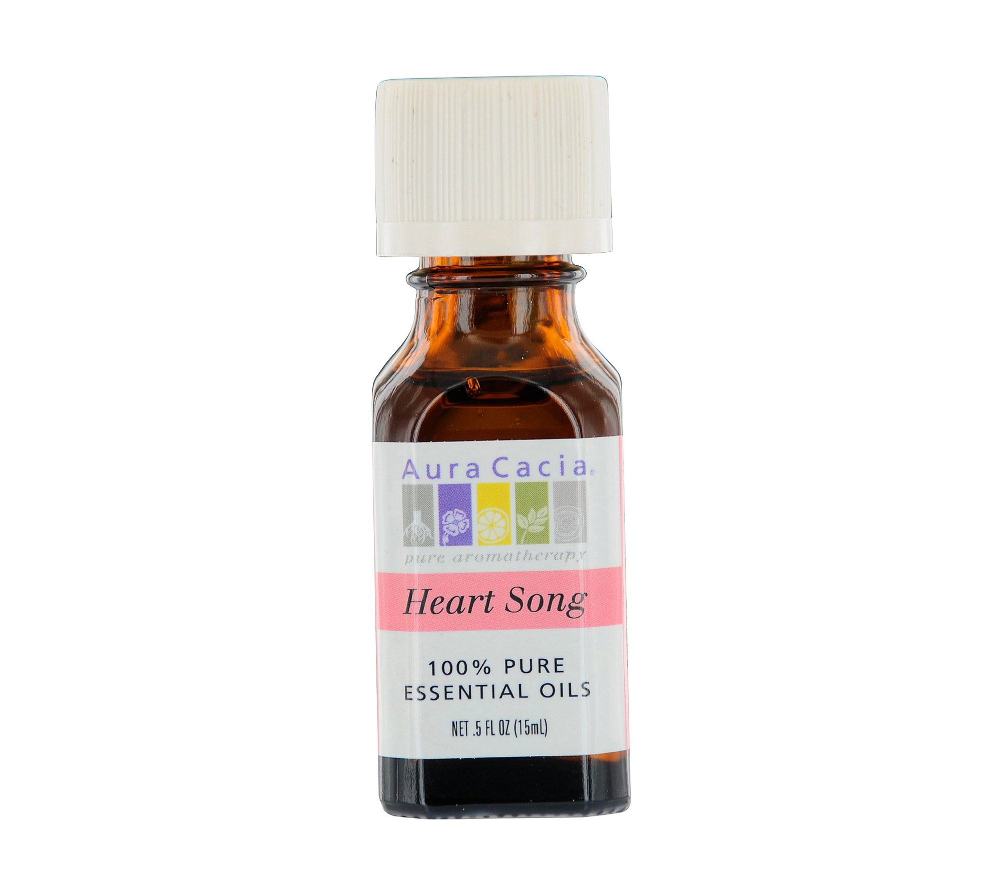 Aura Cacia Heart Song Essential Oil, 100% Pure Essential Oils Blend, Aromatherapy for DIY Body Care, Diffusers, Massage | 0.5 Fl Oz (Pack of 1)
