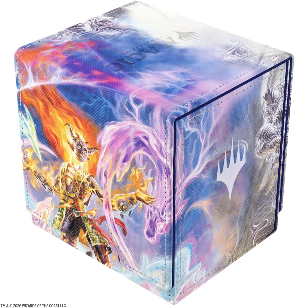 Gamegenic Magic: The Gathering Lorwyn Eclipsed Sidekick PRO 100+XL - Ashling The Limitless/Auntie Ool, Cursewretch Design, Convertible Deck Box, Holds 100+ Double-Sleeved Cards, Commander Display