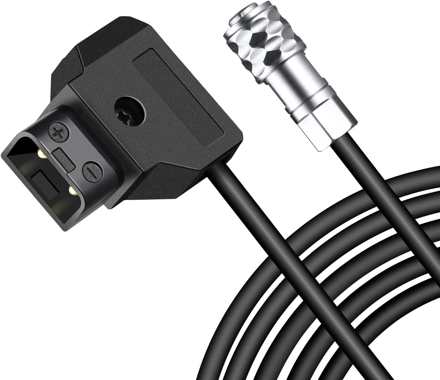 Koolertron 140cm Length D-Tap Power Cable to BMPCC 4K 6K Blackmagic Pocket Cinema Camera and Gold Mount V Mount Battery