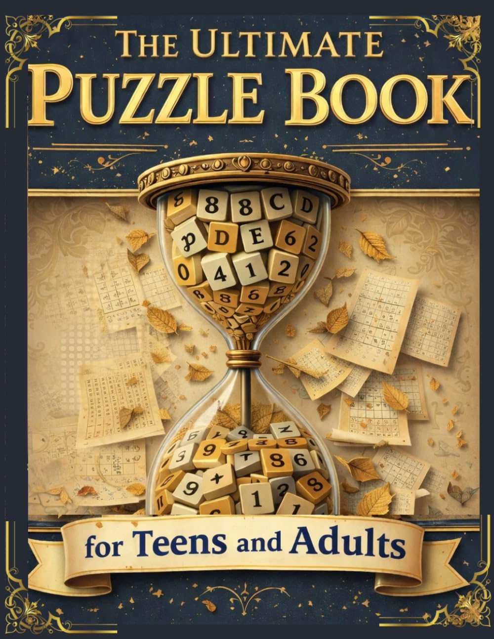 The Ultimate Puzzle Book for Teens and Adults: 80 Relaxing Word Search, Sudoku, and Maze Puzzles to Improve Focus, Calm the Mind, and Enjoy Screen-Free Fun