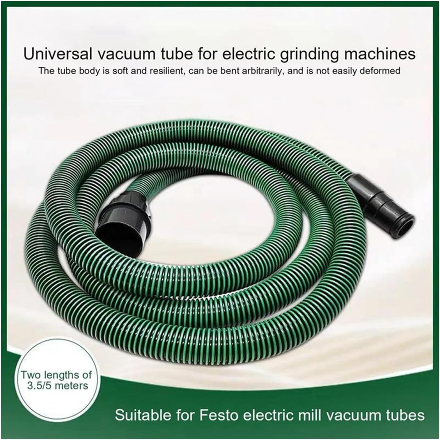 Hose Applicable,Compatible For FESTOOL, Electric Vacuum Cleaner Dust Collection Bucket Dust Absorption Pipe 5M