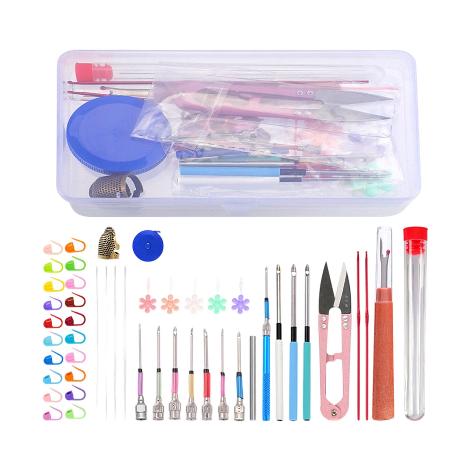 Industrial Punching Needle with Sandable Eyelets for Long Time Crafting Supplies Meet Thread Probes Set