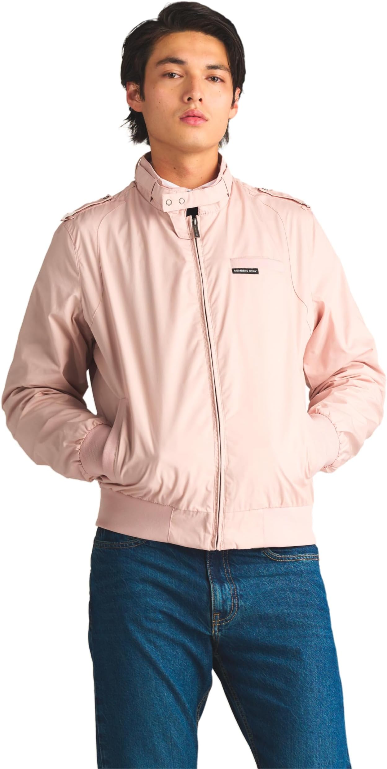 Members Only Original Iconic Racer Jacket for Men | Slim Fit |