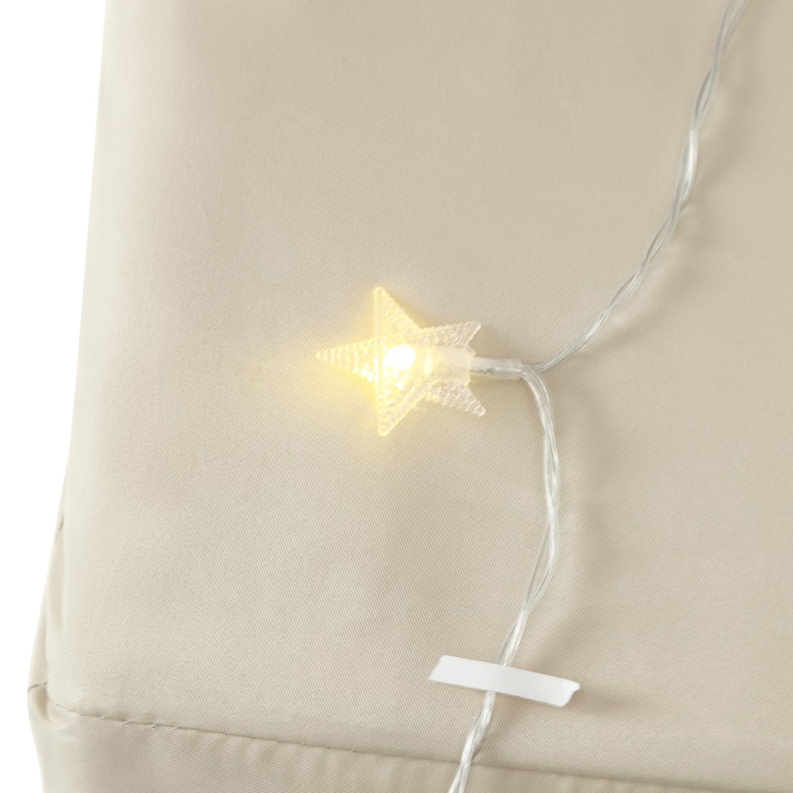 Tenda da gioco, 120 x 100 x 130 cm, colore kaki con tappeto ghirlanda LED 3 m, capanna Pop-up asilo pieghevole per ragazza ragazzo 1-6 anni, tenda interna esterna zanzariera regalo