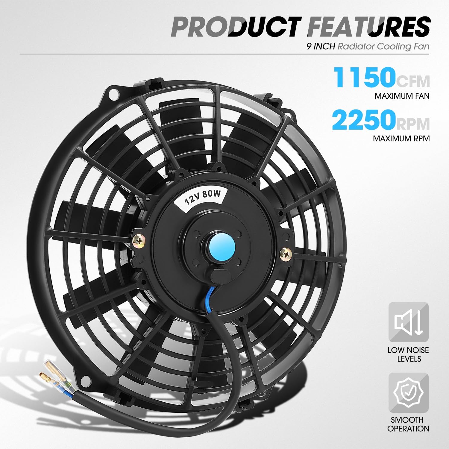 Universal Radiator Fan Switch Snapklik.com : DNA Motoring 9Inch Electric Radiator Cooling Fan ...