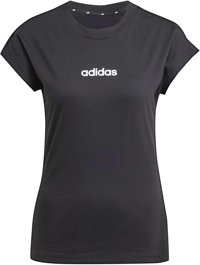 Camiseta Adidas Essentials Linear Algodón Mujer