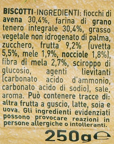 Miniatura 6 de Mulino Bianco "Gran Cereale Frutta" ("Galletas de cereales de frutas"), galletas altas en fibras, paquetes de 17.63 onzas (17.64 oz) (paquete de 2)