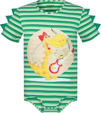 Landofgenie Mens Short Sleeve One Piece Jumpsuit Pajamas Bodysuit Stripe Onesie Print Sleepwear