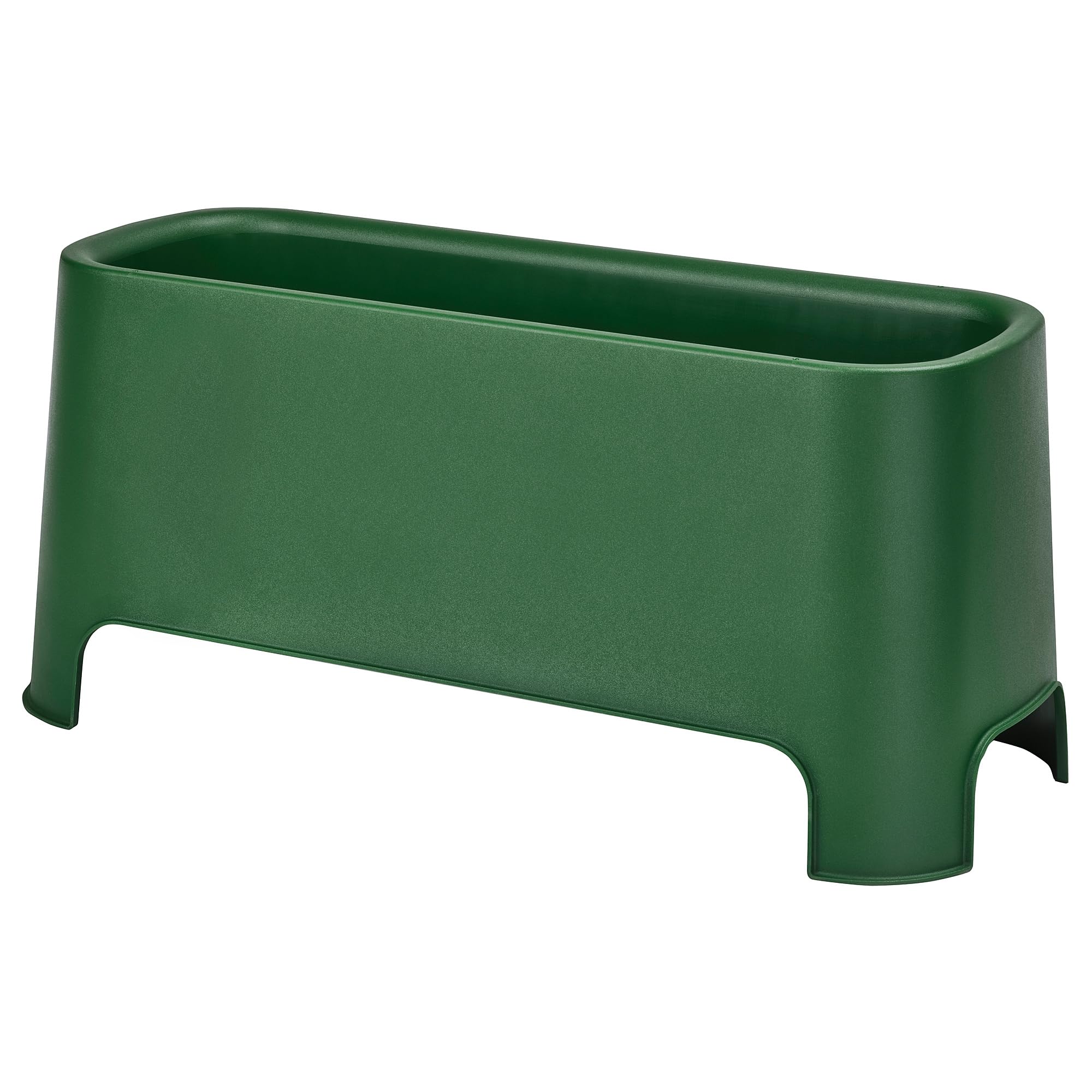 Jardinière d'extérieur verte 89 x 38 cm ProTuning ASPAREN pour créer un coin nature sur la terrasse