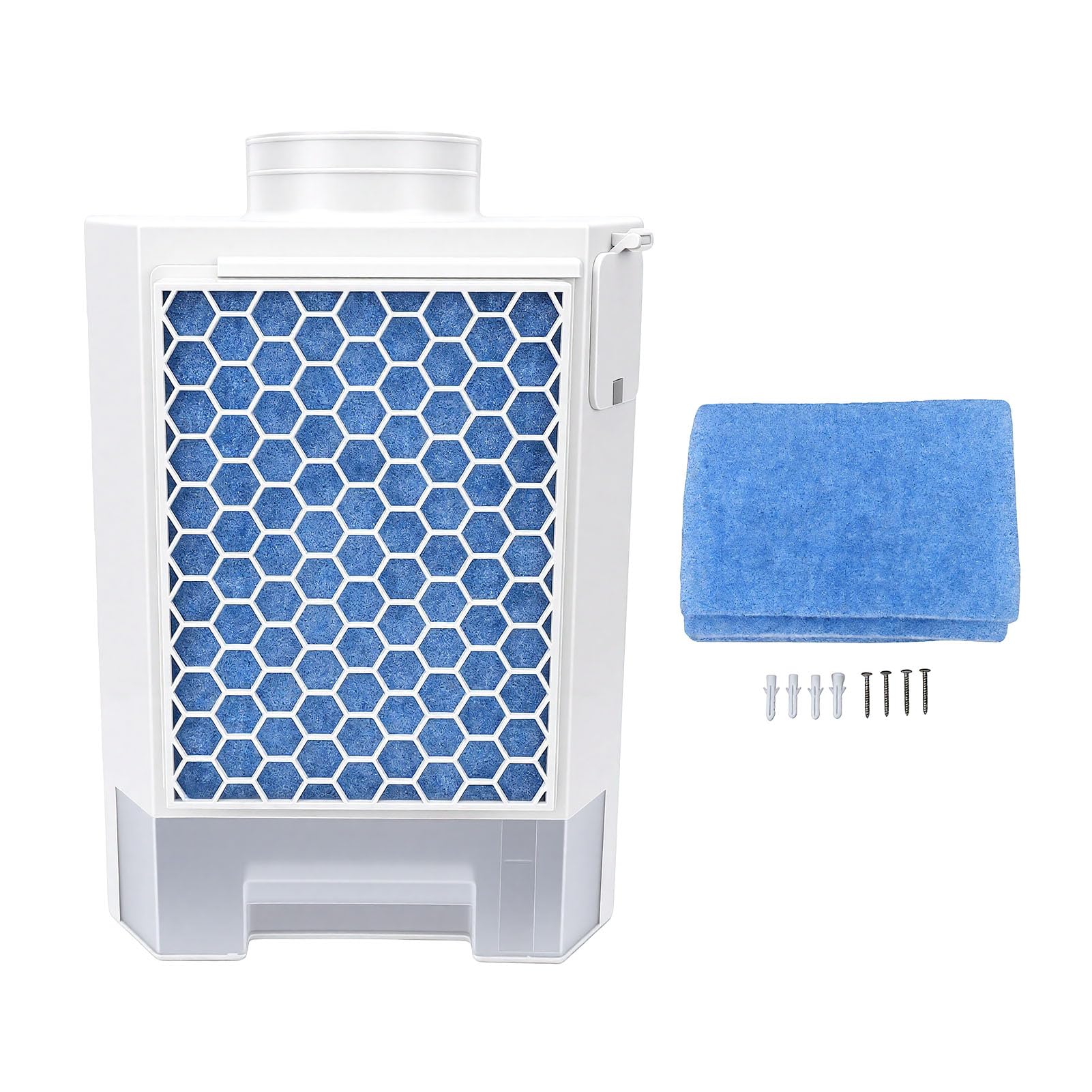 Generic Conjunto de Ventilación para Secadora Doméstica Protección Eficiente de Componentes de Filtro de Poliéster para Lavandería Más Limpia 4 Pulgadas para Secadora Eléctrica Escape de Aire Uso en