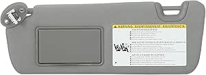 Left Driver Side Sun Visor W/ Vanity Light Suitable For 14-19 Toyota - View #11