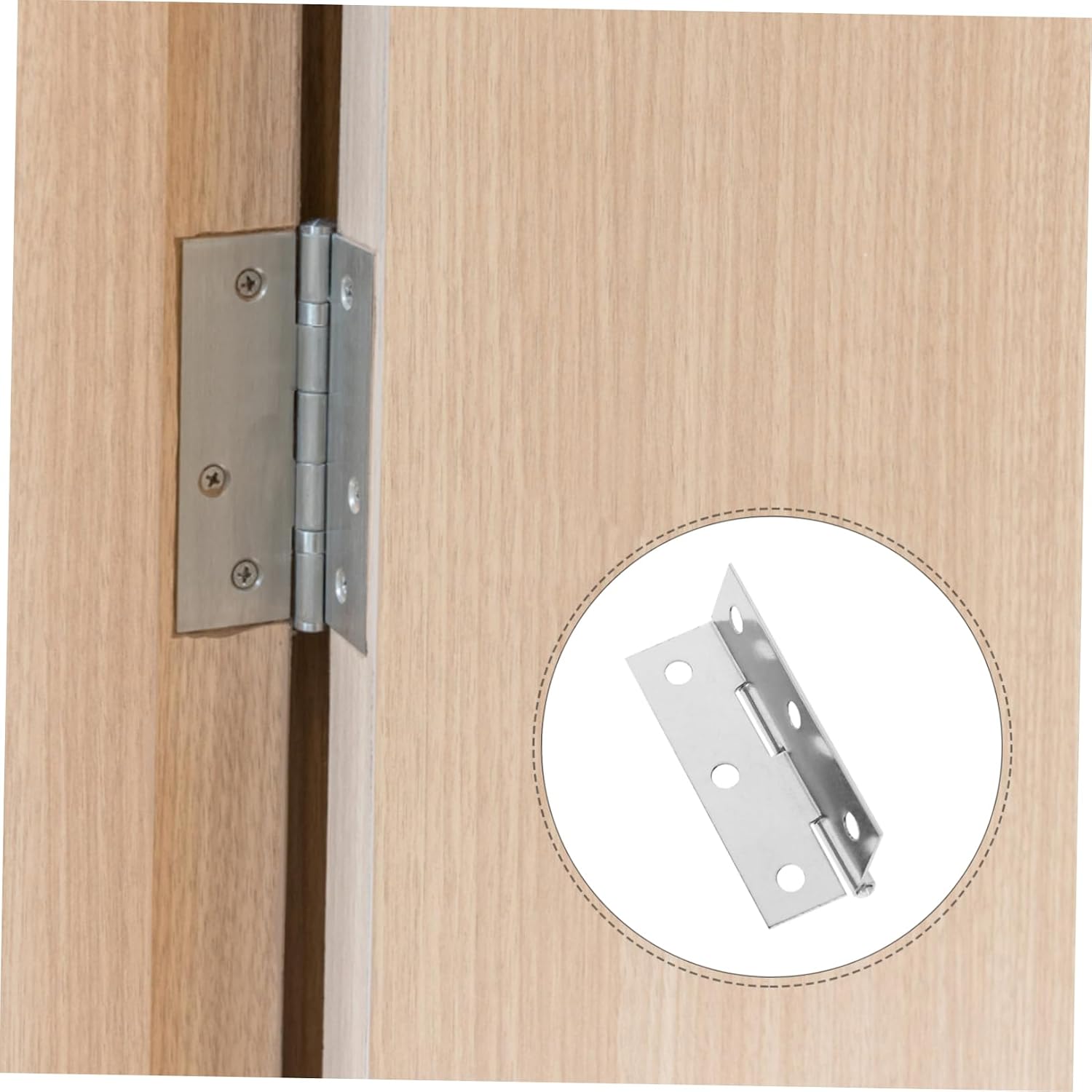 18pcs Stainless Steel Door Hinge Flap and Drawer Butt Hinge for Vintage Boxes Jewelry Boxes and Toolboxes Design Mounting