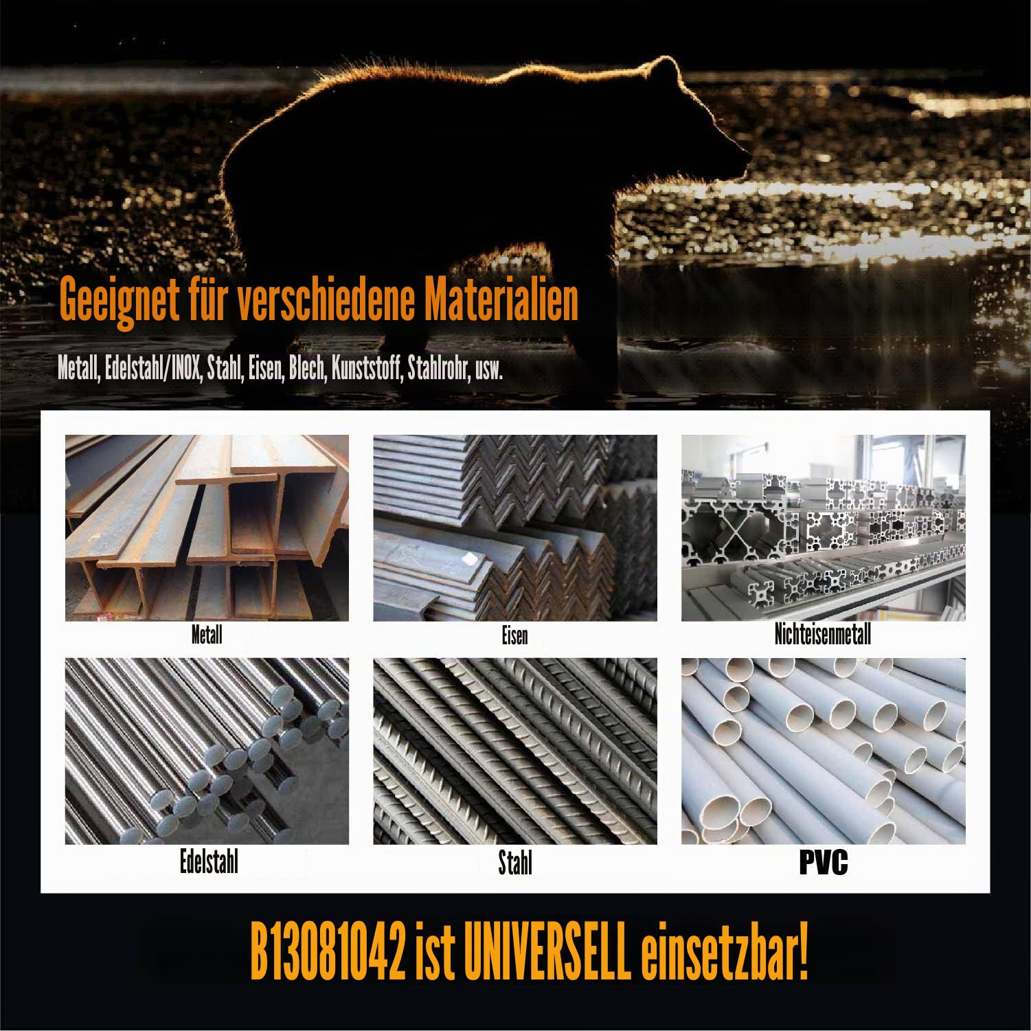Merryland Trennscheibe 125 Metall Edelstahl Stahl für Winkelschleifer, 125 X 1,0 mm Dünn Flexscheibe Gerade 50 Stück, Bravo-Line B13081042