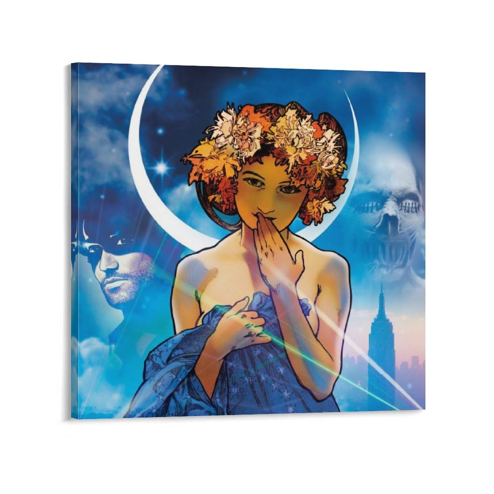 Amazon.co.jp: Alphonse Muchaアルフォンス・ミュシャ《月と星