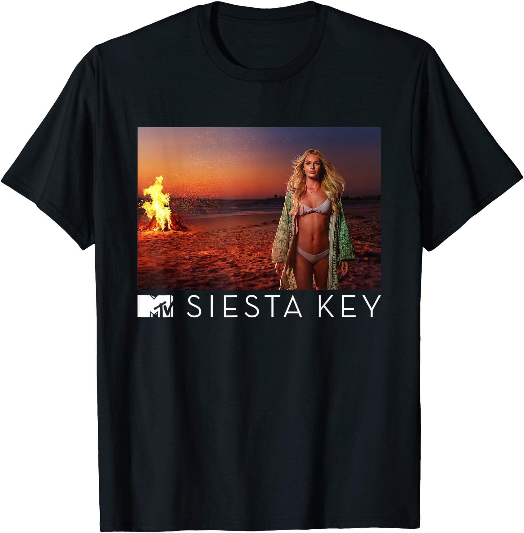 SIESTA KEY FIRE SUNSET BEACH T-Shirt