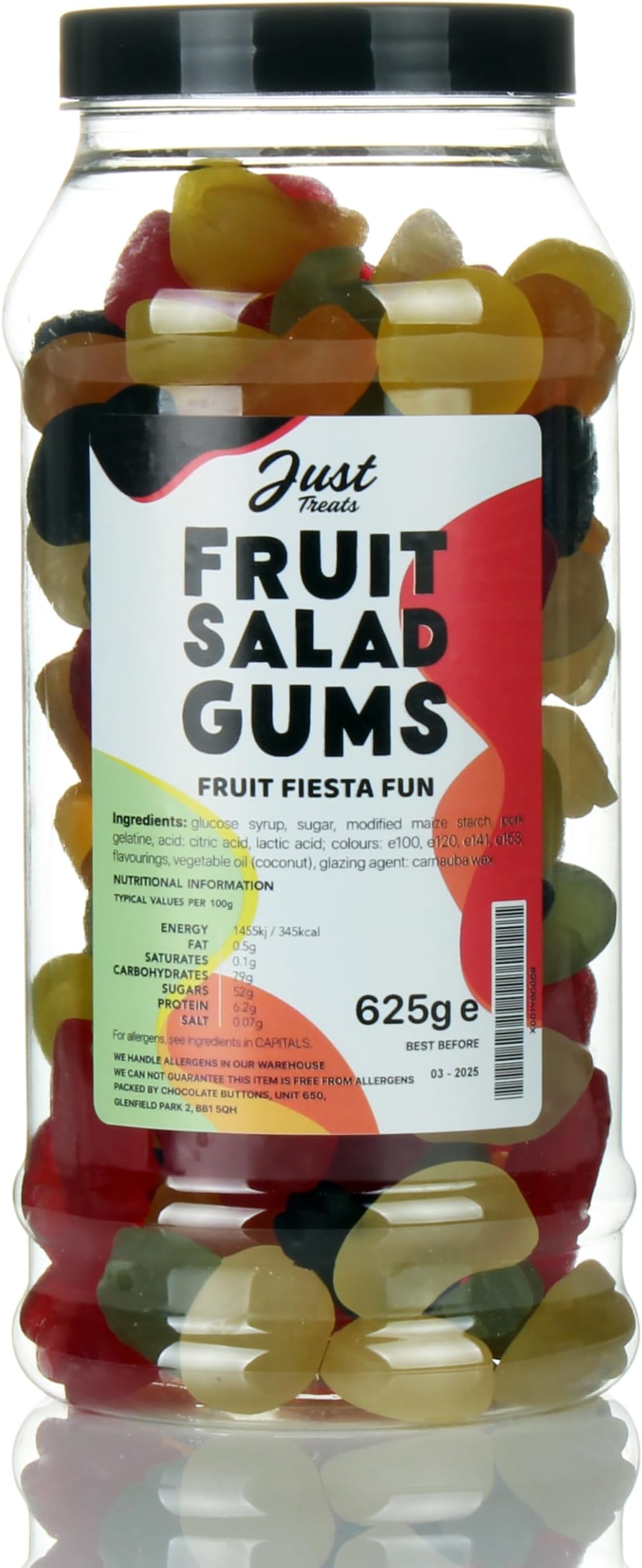Fruit Salad Gums Gift Jar