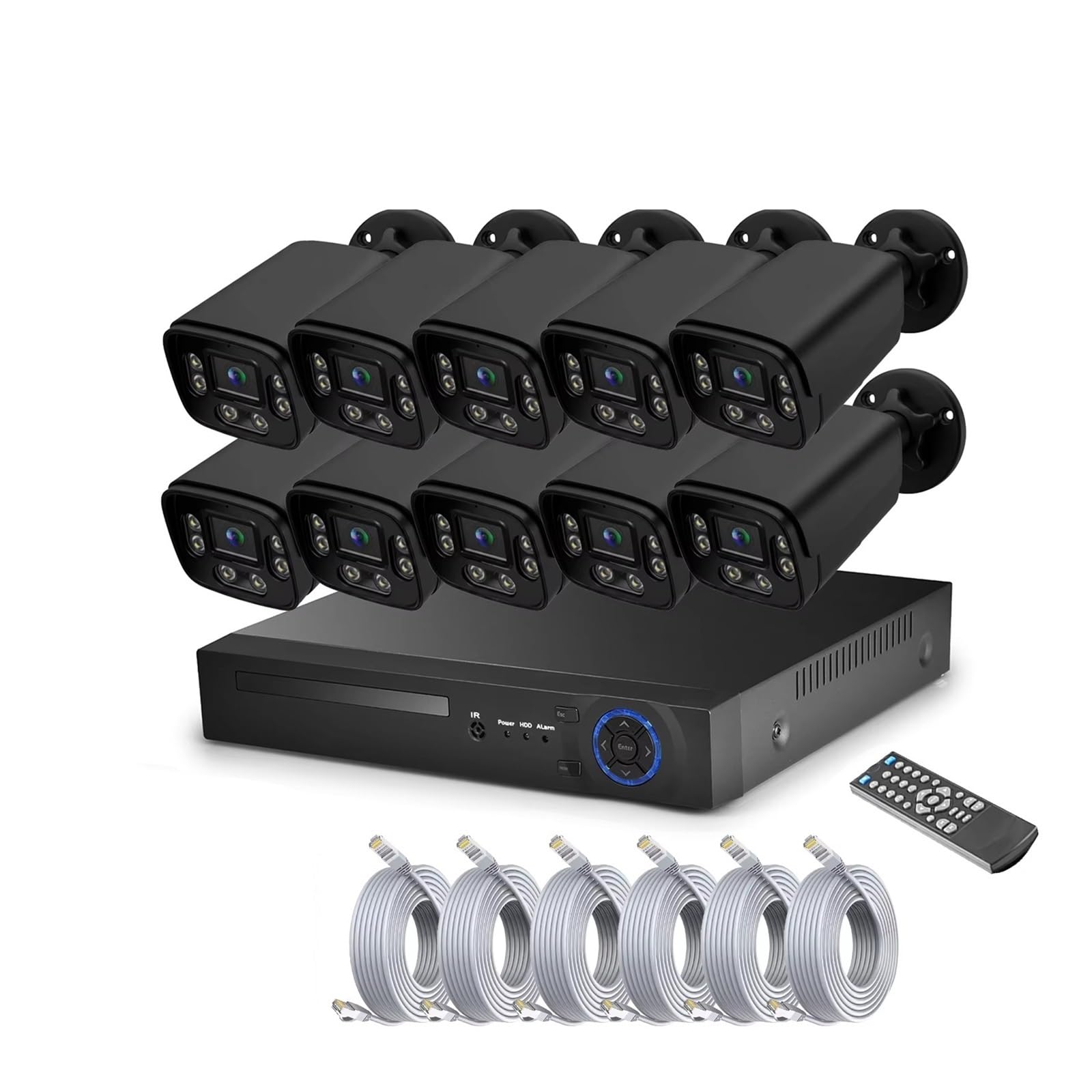 Caméra de Surveillance étanche HD 4K 8MP