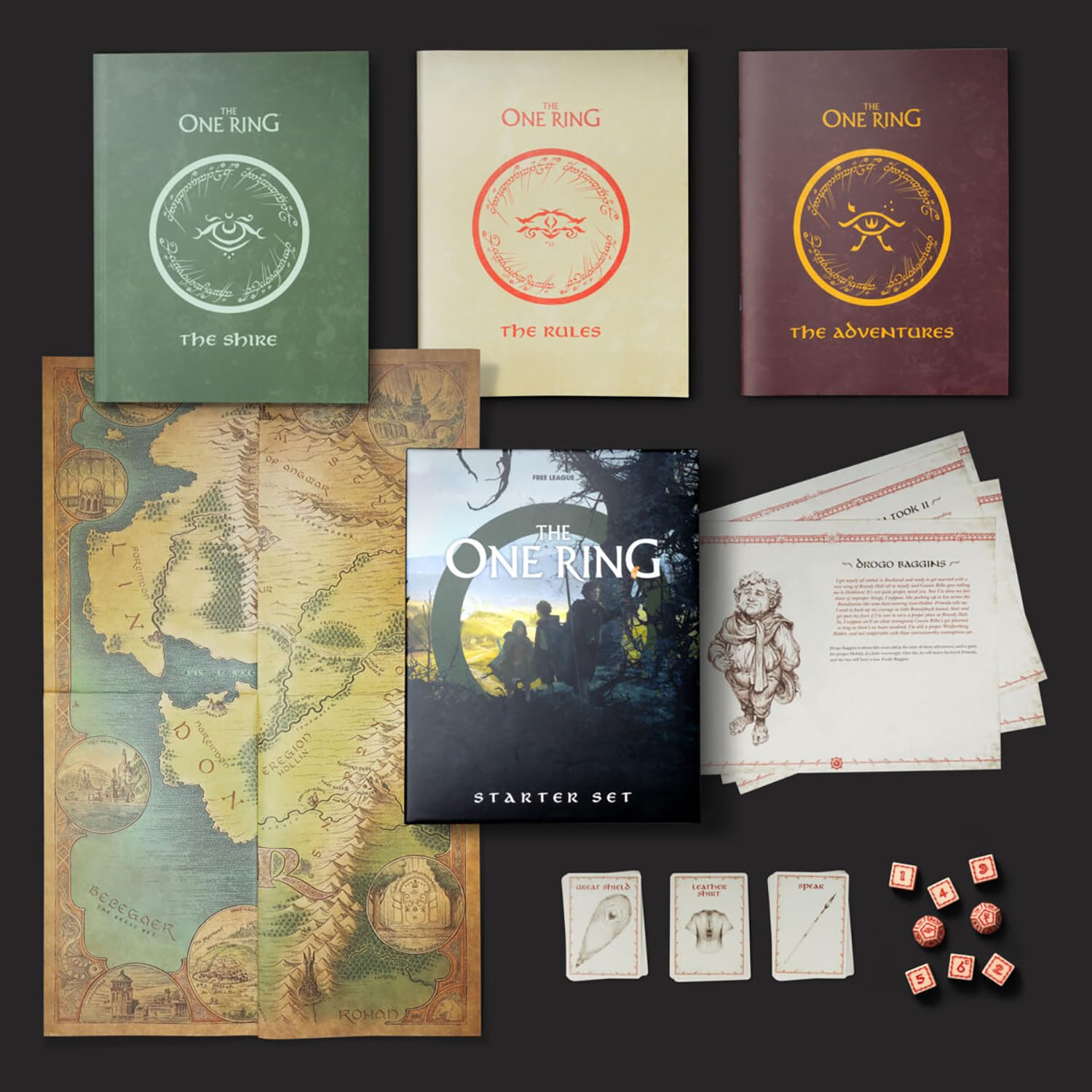 Free League FL The One Ring RPG Starter SE-Indies Merchandise
