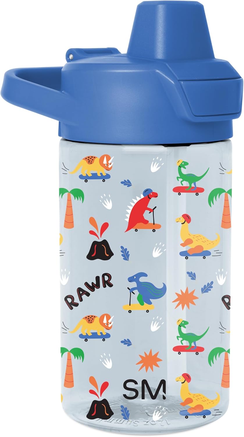 Simple Modern Nickelodeon Paw Patrol Kids Water Bottle Plastic BPA-Free Tritan Cup with Leak Proof Straw Lid | Reusable and Durable for Toddlers, Girls | Summit Collection | 12oz Paw Patrol Adventures