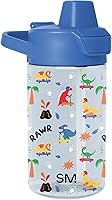 Vista 24 de Simple Modern Blippi - Botella de agua de plástico Tritan Summit de 12 onzas sin BPA con tapa cubierta con popote a prueba de fugas para niños