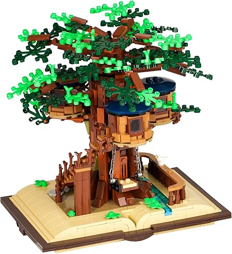 Juego de casa de árbol de amigos para niñas, diseño de bosque de la selva, juguetes de construcción, ideas creativas, juego de aventura para