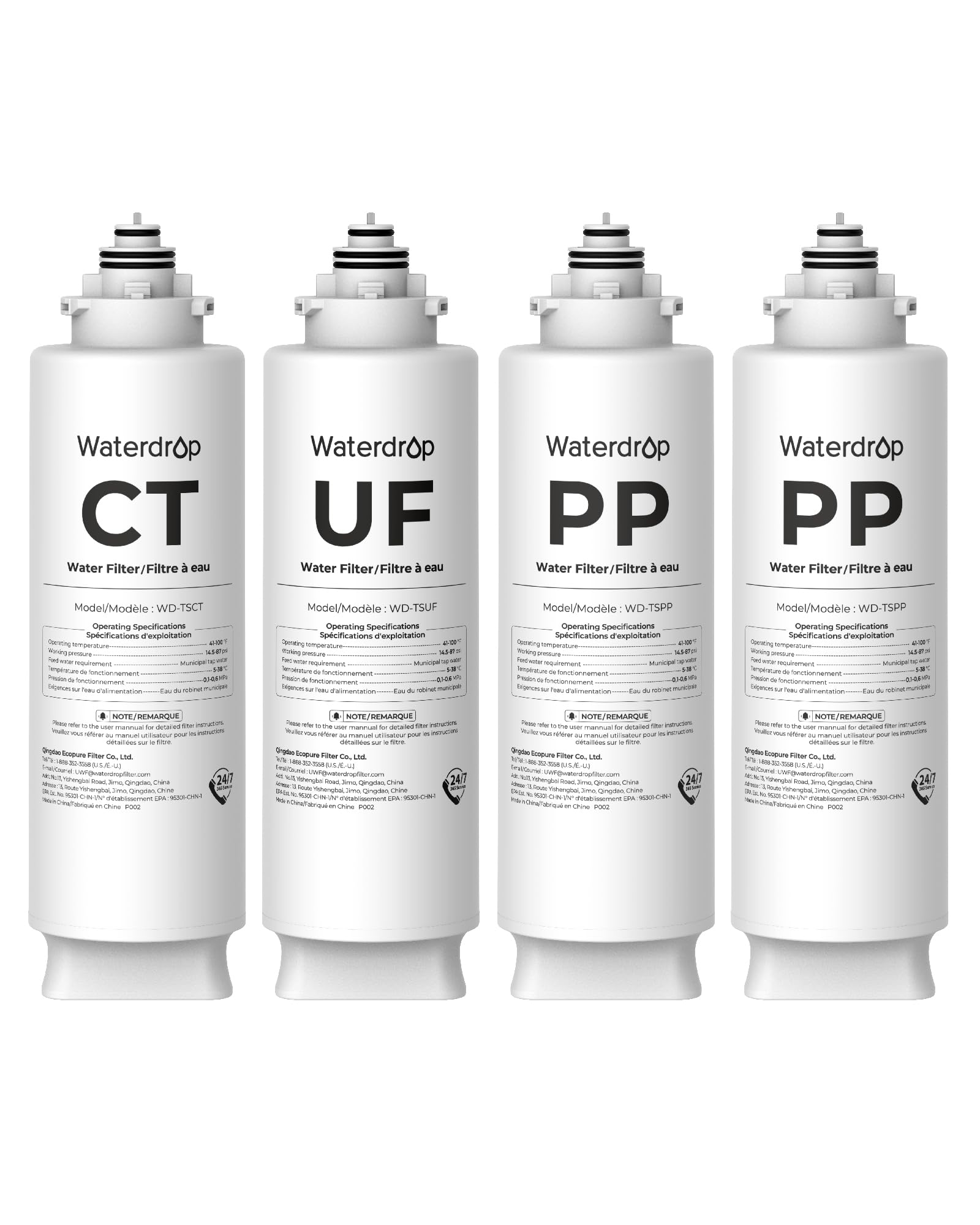Amazon.com: Waterdrop TS2PPCTUF Replacement Filter for TSU, 1-Year