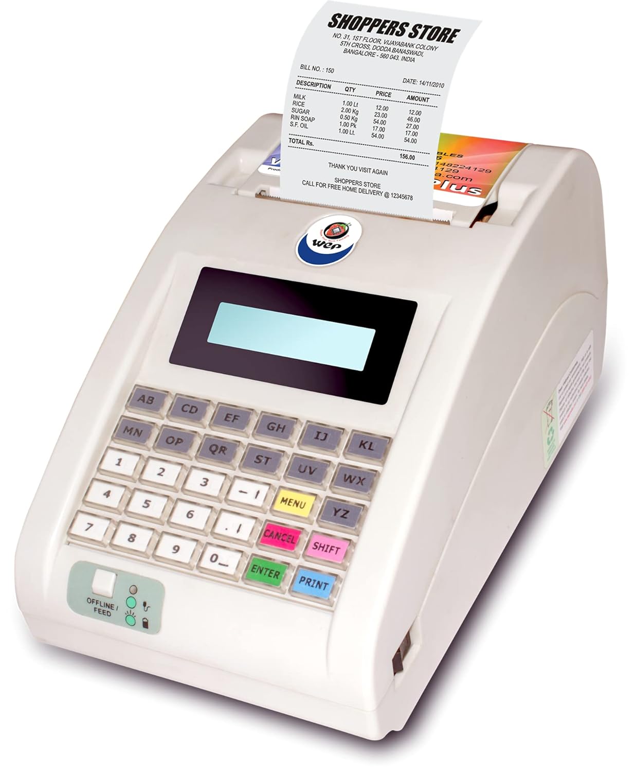WeP BP Joy Plus Compact Billing Printer