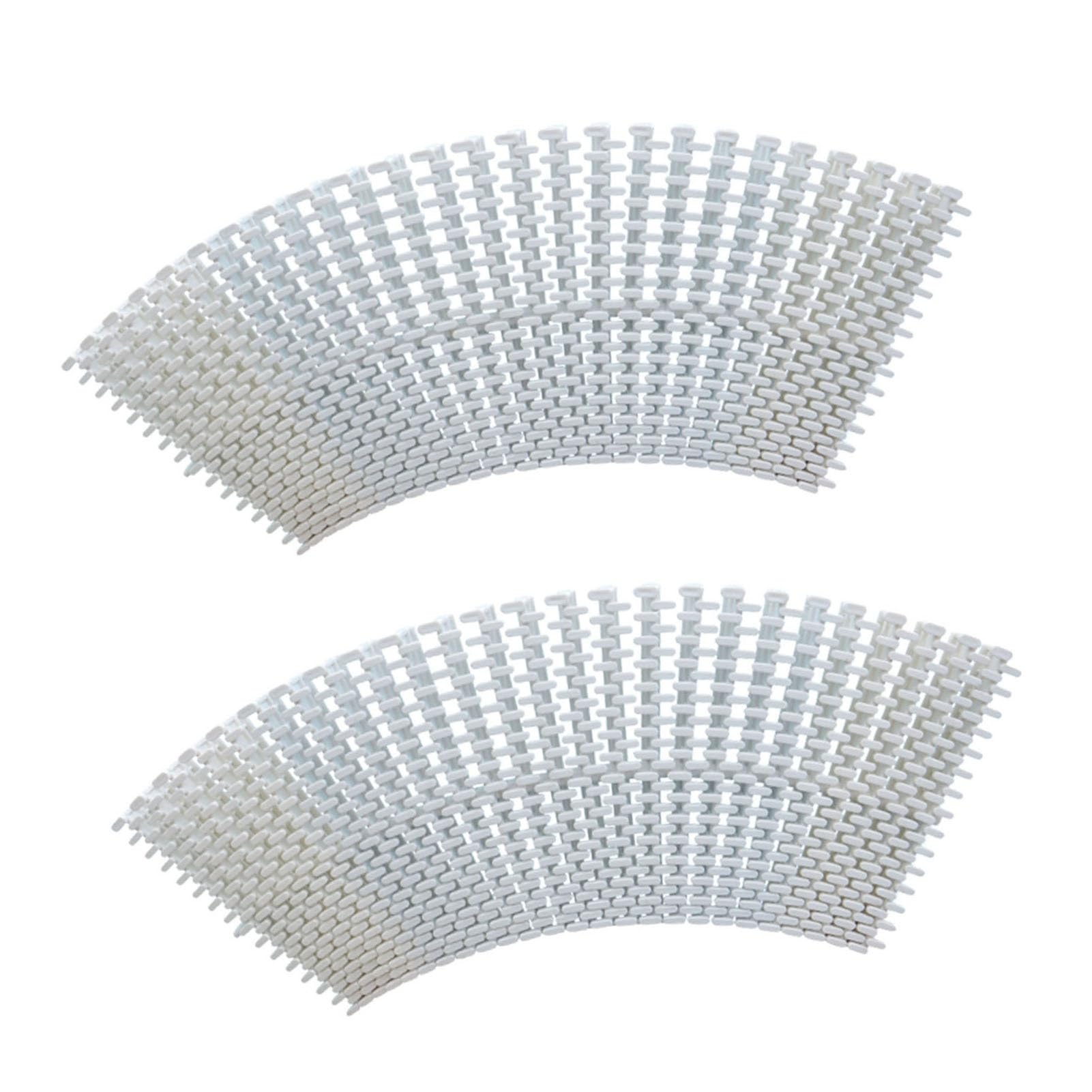 Grille de bonde de piscine robuste en plastique blanc pour évacuation durable