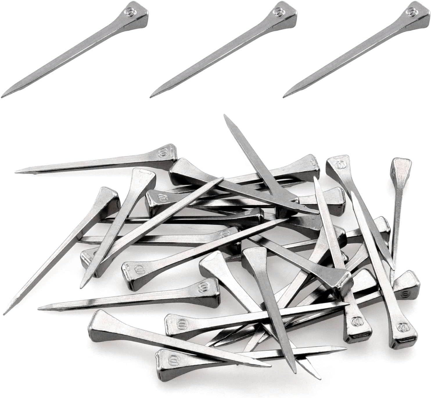 30PCS Horseshoe Nails E6 Equestrian Sport Equipment Horse Training Supplies Tool for Fixed Lead or Glass