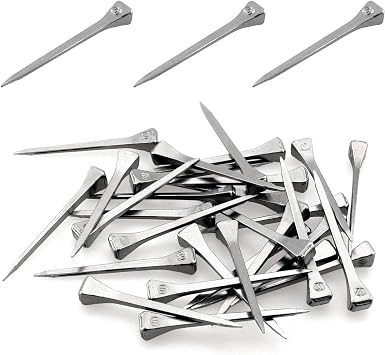 30PCS Horseshoe Nails E6 Equestrian Sport Equipment Horse Training Supplies Tool for Fixed Lead or Glass