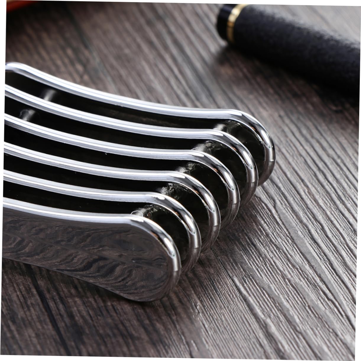 2pcs Mini Nail Art Brush Holder Silver Metal Nail Tool Stand for Pens Convenient to Prevent Mess and Disorganization during Manicure