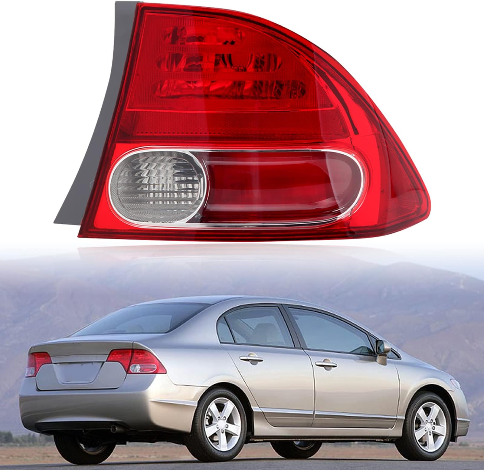 Honda Civic Tail Light Right Side Passenger Rear Tail Light - Foto 10