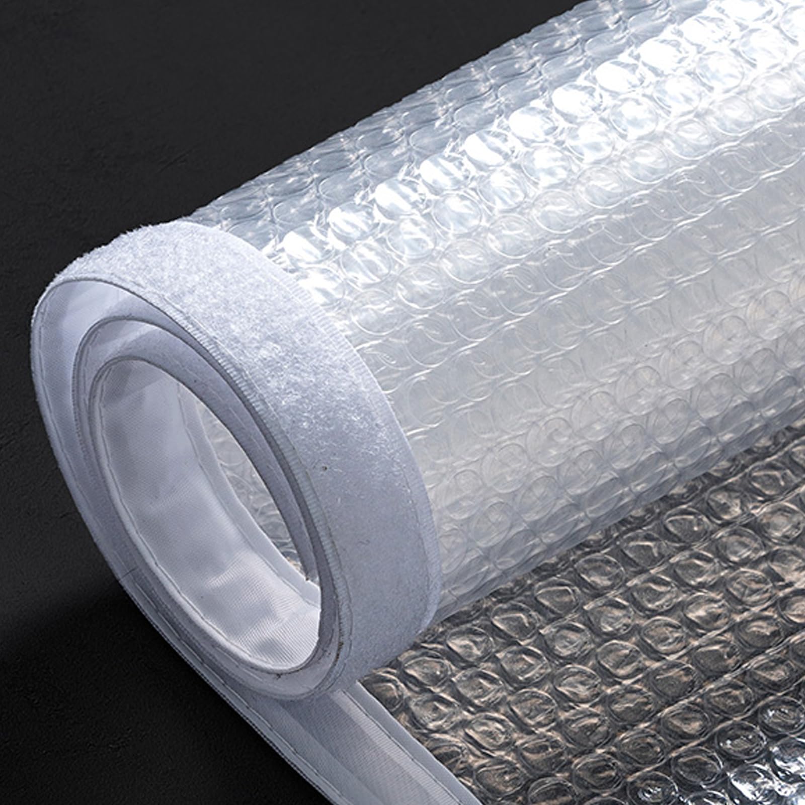 Film Isolant pour Fenêtres d'hiver,Rideaux Chauds et Froids,Résistant aux intempéries,Couverture de Fenêtre en Plastique,Translucide,Fermeture éclair,Installation Facile (W200×H210cm)