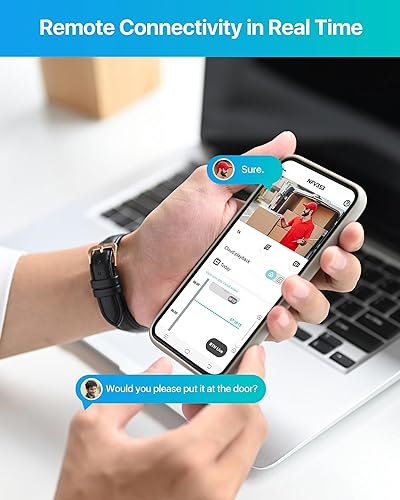 Miniatura 5 de ZOSI Cámara de seguridad para exteriores, cámara WiFi enchufable de 4MP con alarma de sonido de foco, visión nocturna a color, audio de 2 vías,
