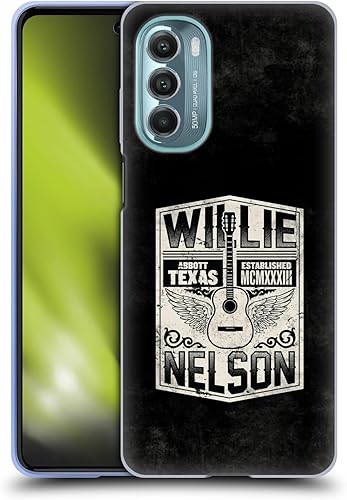 Head Case Designs Officially Licensed Willie Nelson Flying Guitar Grunge Soft Gel Case Compatible with Motorola Moto G Stylus 5G (2022)