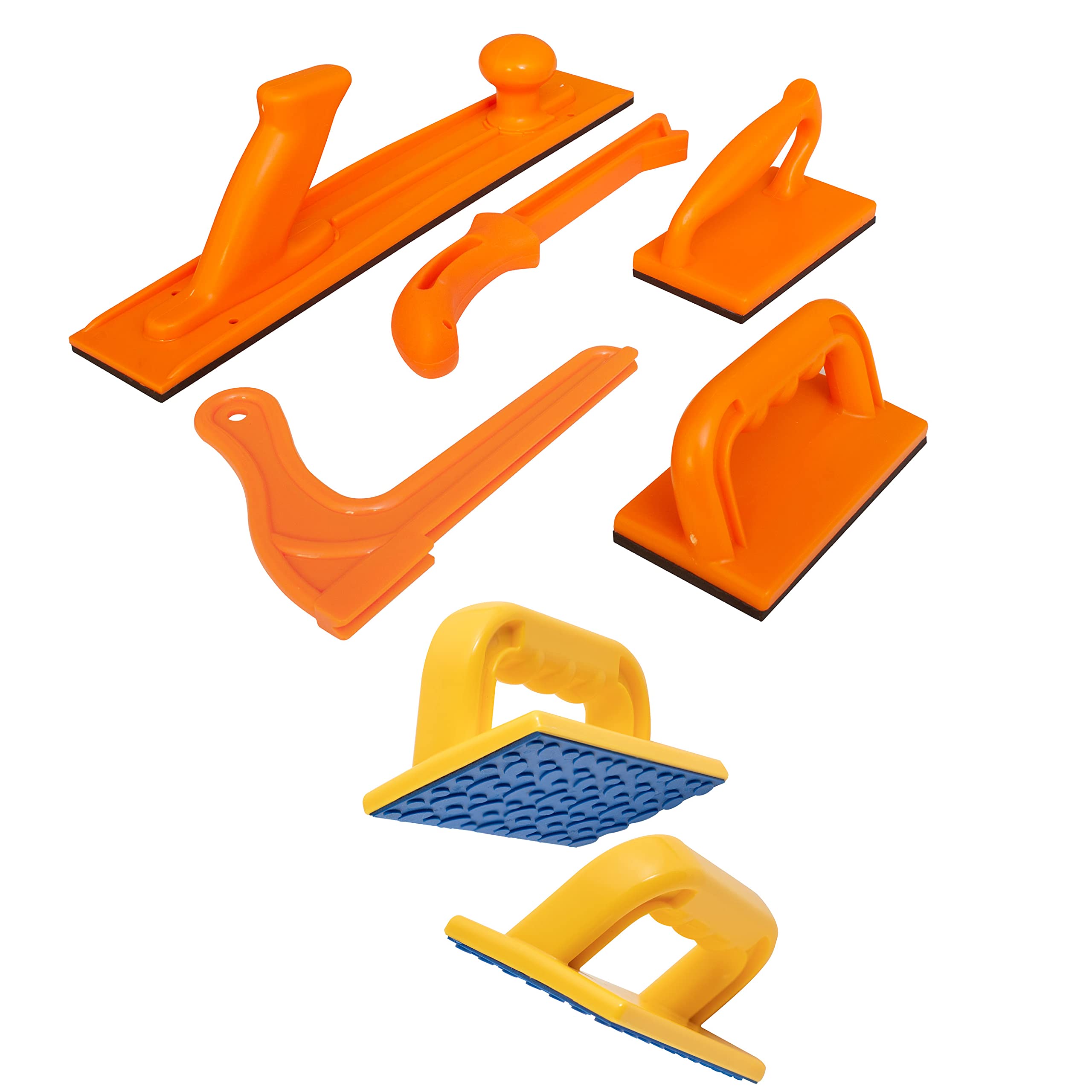 Peachtree Woodworking Supply Safety Kit and 2 Gator Grip Push Blocks Ideal for Woodworkers for Use On Table Saws, Router Tables, Jointers and Band Saws - 5 Pieces