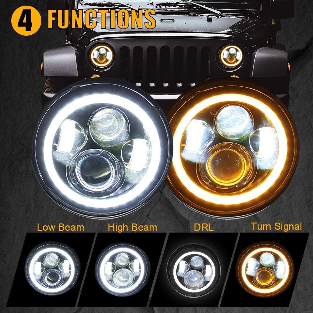 Headlight Functions: Low Beam, High Beam, DRL, Turn Signal