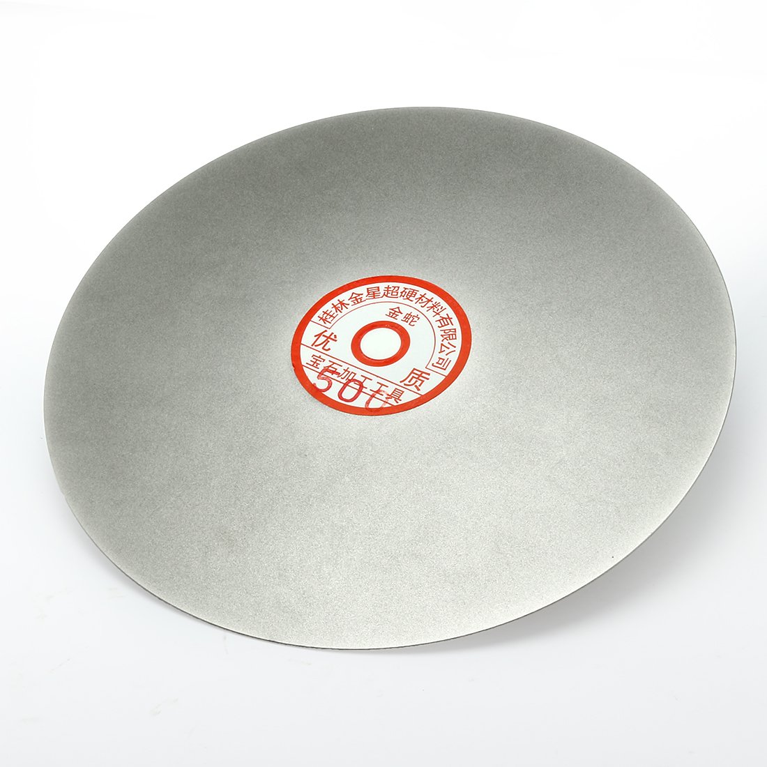 sourcing map 300mm 12 Pulgadas 500 Granitos Revestimiento de Diamante Plano Vuelta Rueda de Esmerilado Molienda Muela de Disco de Lijar