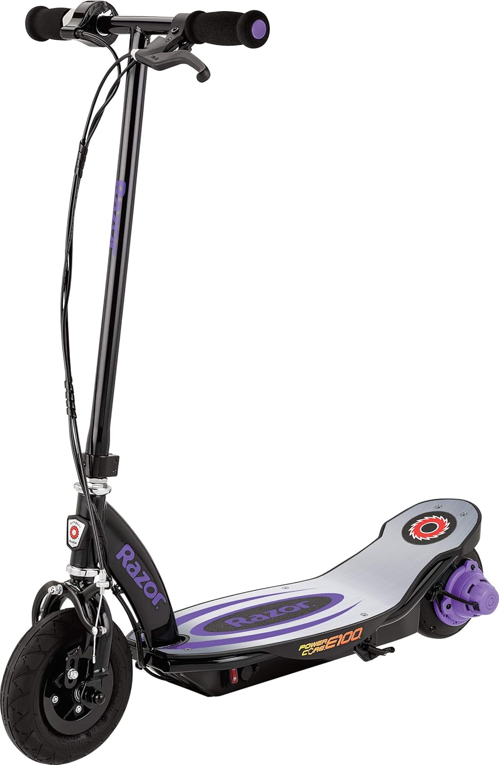 Razor Power Core E100 Electric Scooter for Kids Ages 8+ - 100w Hub Motor