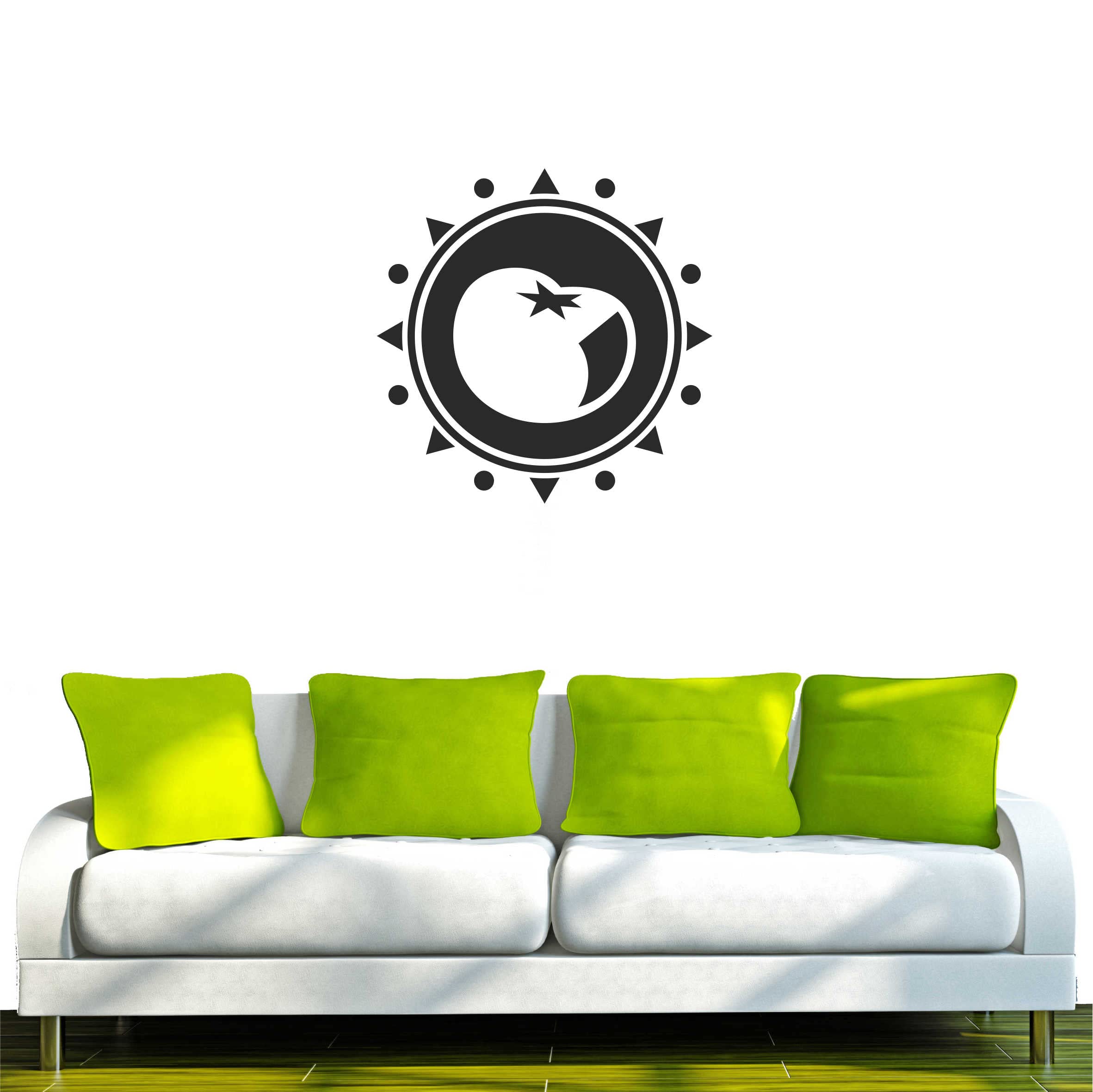 Adesivi Murali INDIGOS UG – Decorazione Parete Bianca 60x10 Cm | Rimovibili Per Soggiorno, Cameretta, Ufficio - 3
