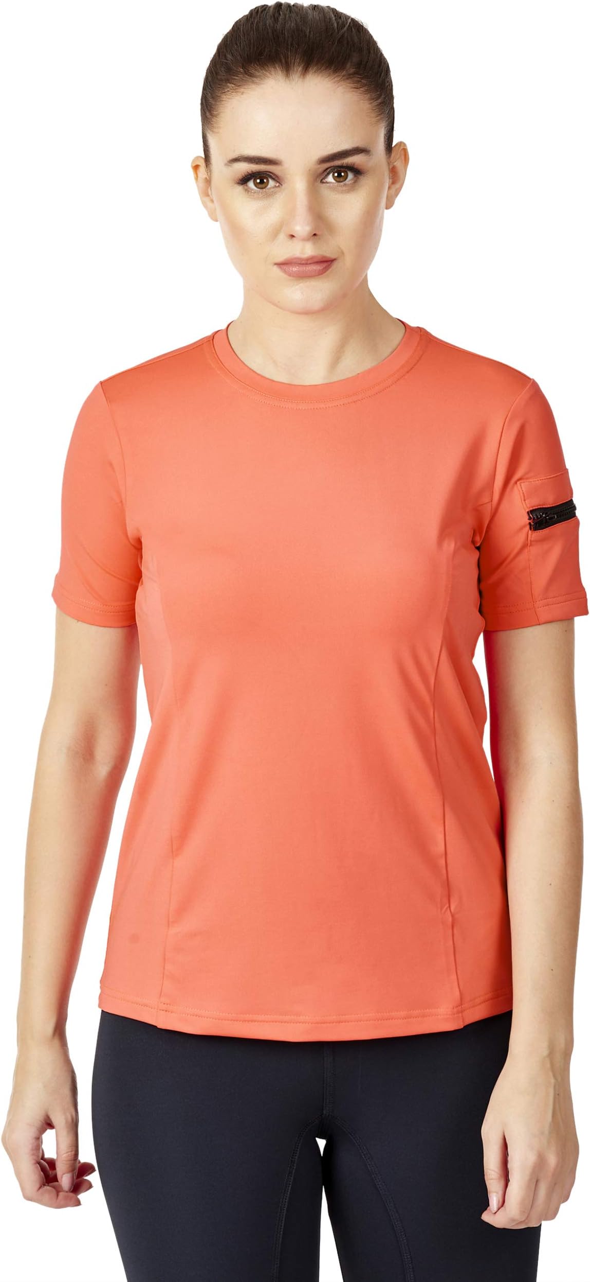 JUKEBOXWomen's Turbo Active Tee Active Wear, Athleisure, Gym Wear, Exclusive Fitness, Sports, Yoga, Running, Pilate, Crossfit, Indoor Workout, Physical Activities & More and All Day Wear