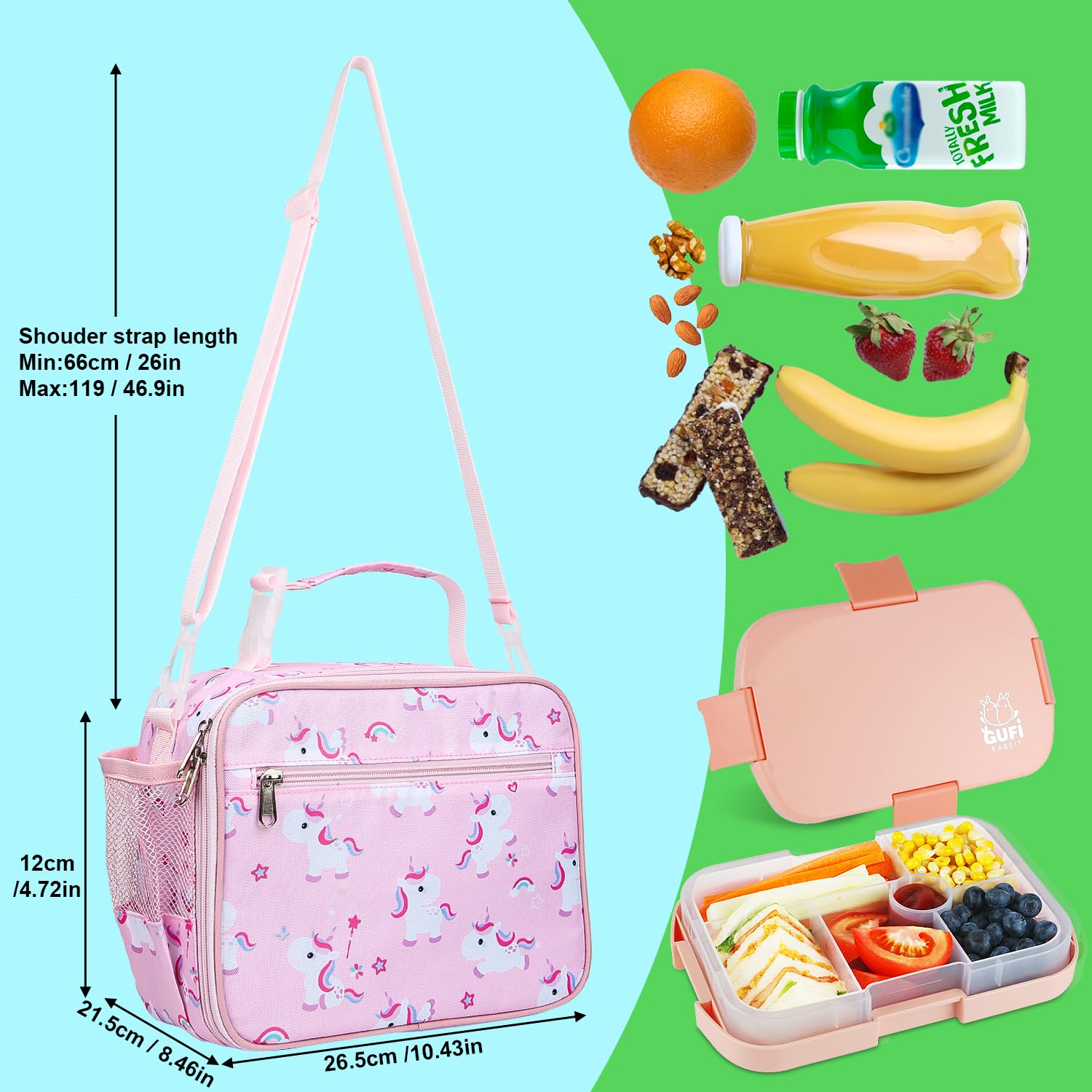 hombrima Insulated Lunch Box Bag - Image 2