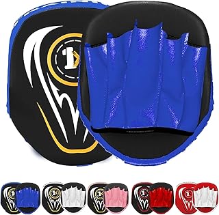 junior Boxing Focus Pads Punching Mitts Punch Straight Pads Strike MMA Kickboxing equipments Hook & Jab Karate Muay Thai Taekwondo Training Punch Gloves Pad for junior kids