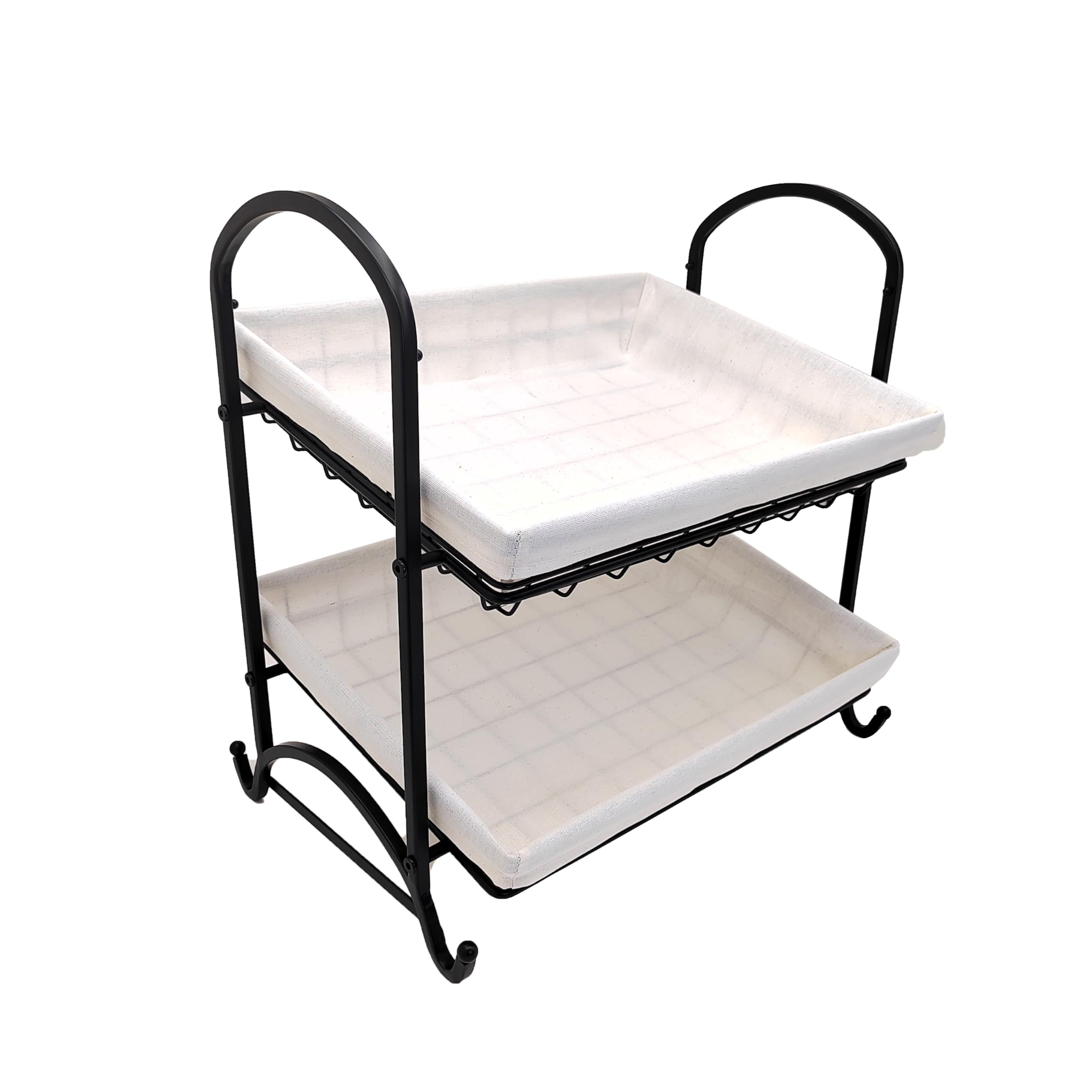 Lihou PapaQ Stackable Candy Display Rack with Canvas |Stackable Candy Organizer|Multi-Function Snack Rack&Shelf for Chips |Perfect Display Solution for Stores