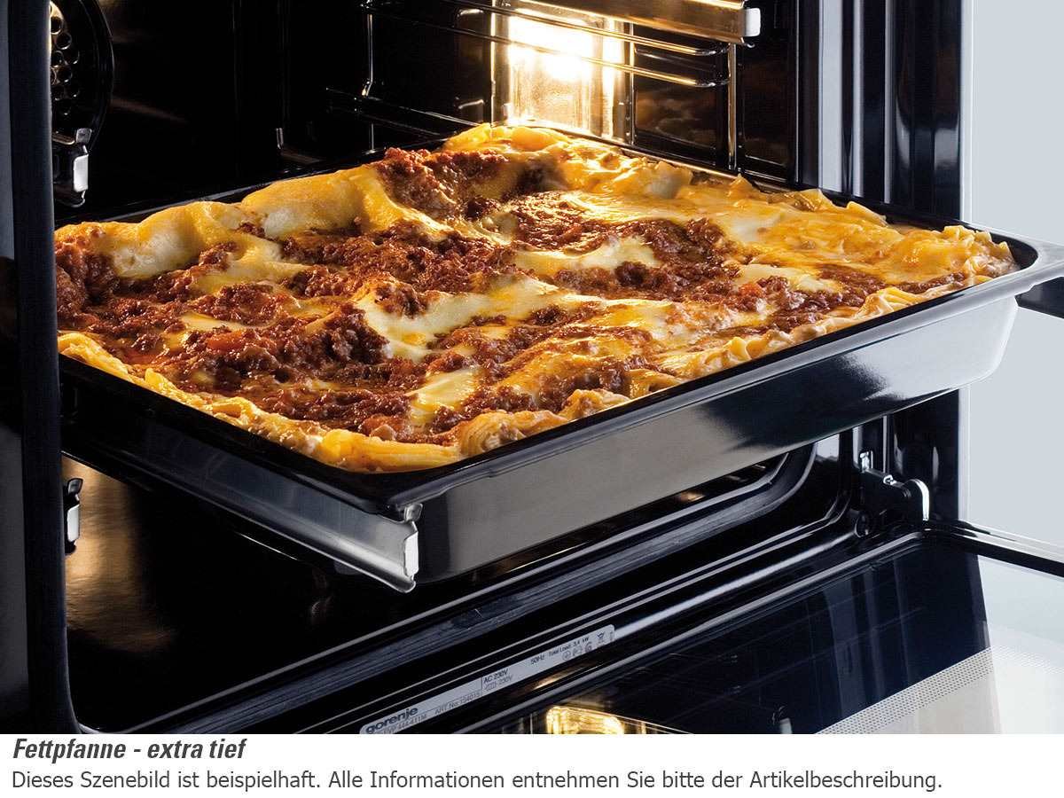 Gorenje EI 647 A43 x 21 Electric Cooker with Induction Ceramic Cooking Glass/A+/Stainless Steel/Back Sleeve Home Made 67 l/versenkbare knebel/Anti-Fingerprint